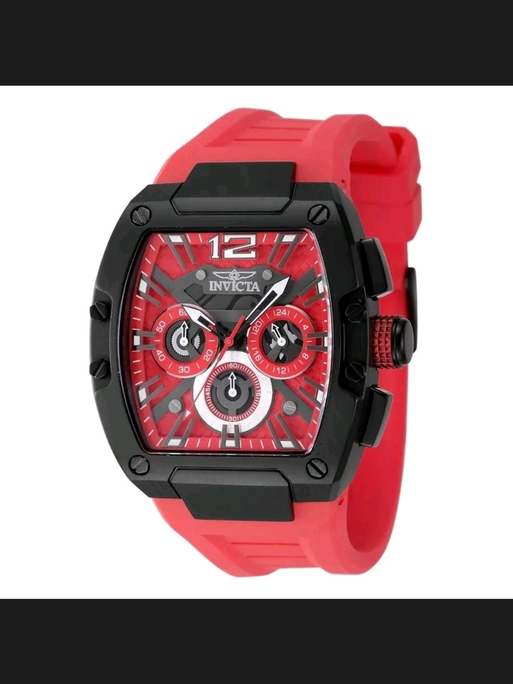 Invicta Racing 43mm Red and Black Sport Chronograph Watch
